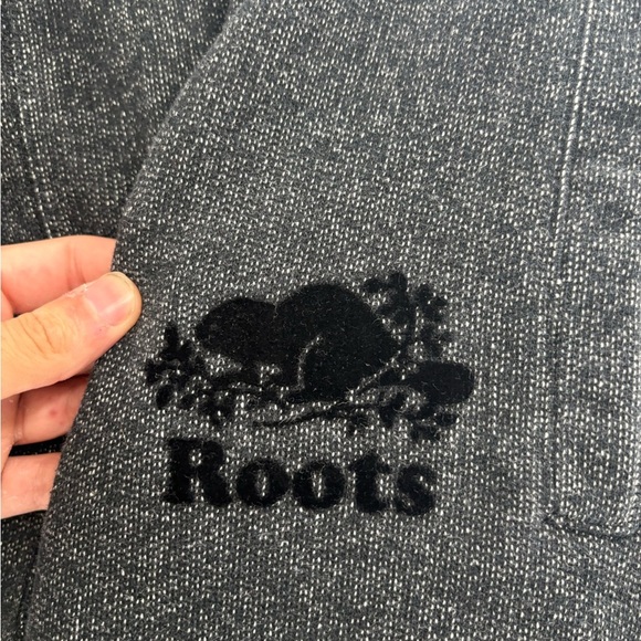 Roots men organic original grey comfy lounge everyday sweatpants size large - Picture 4 of 13